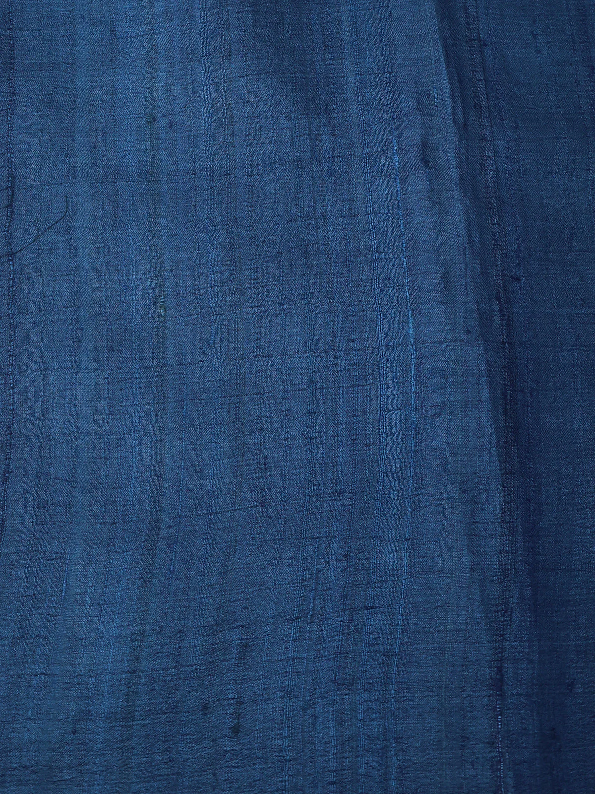 Blue Tussar Embroidery Silk Saree - Image 4