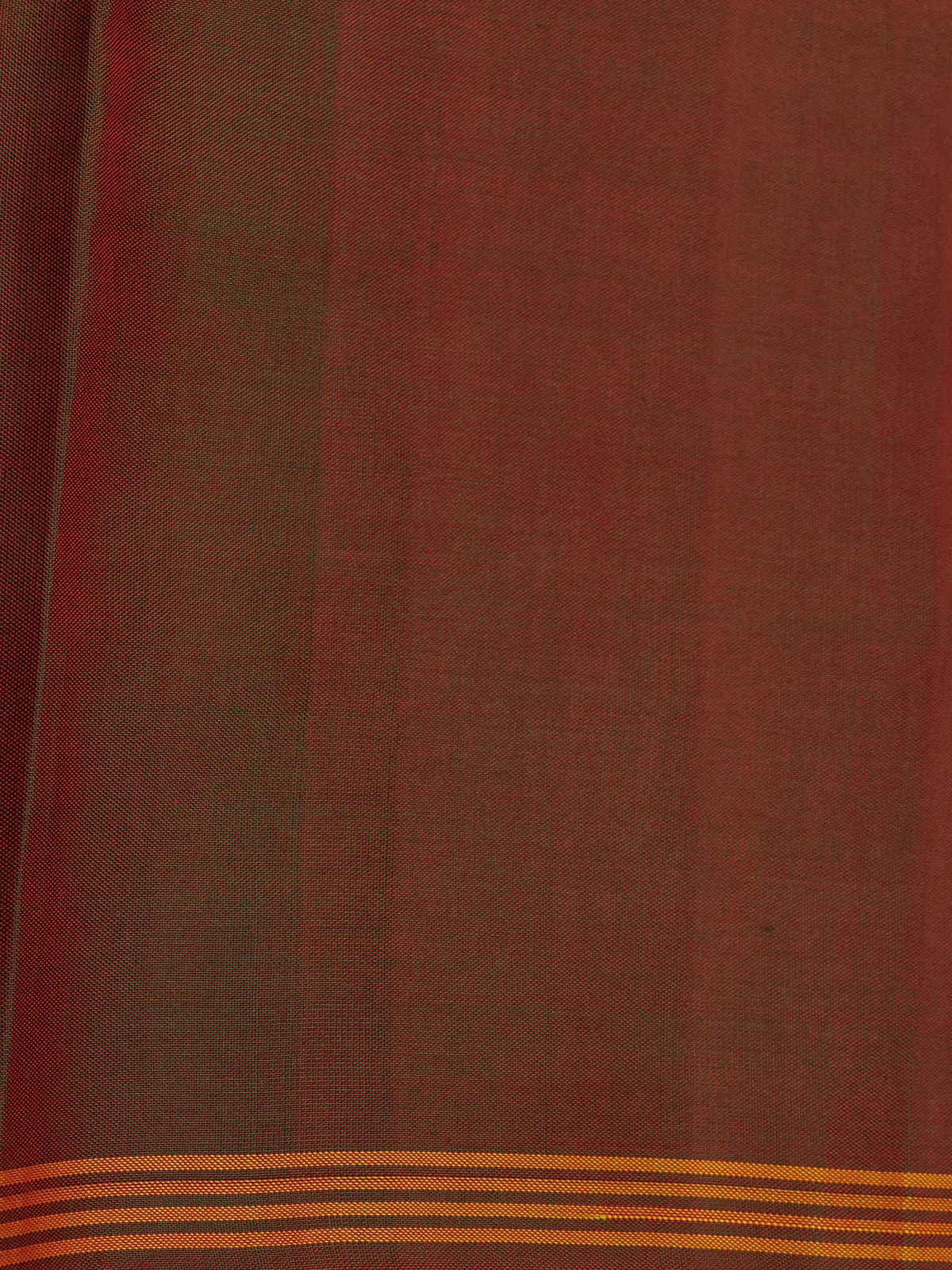 Bottle Green - Maroon Embroidery Patola Silk Saree - Image 4