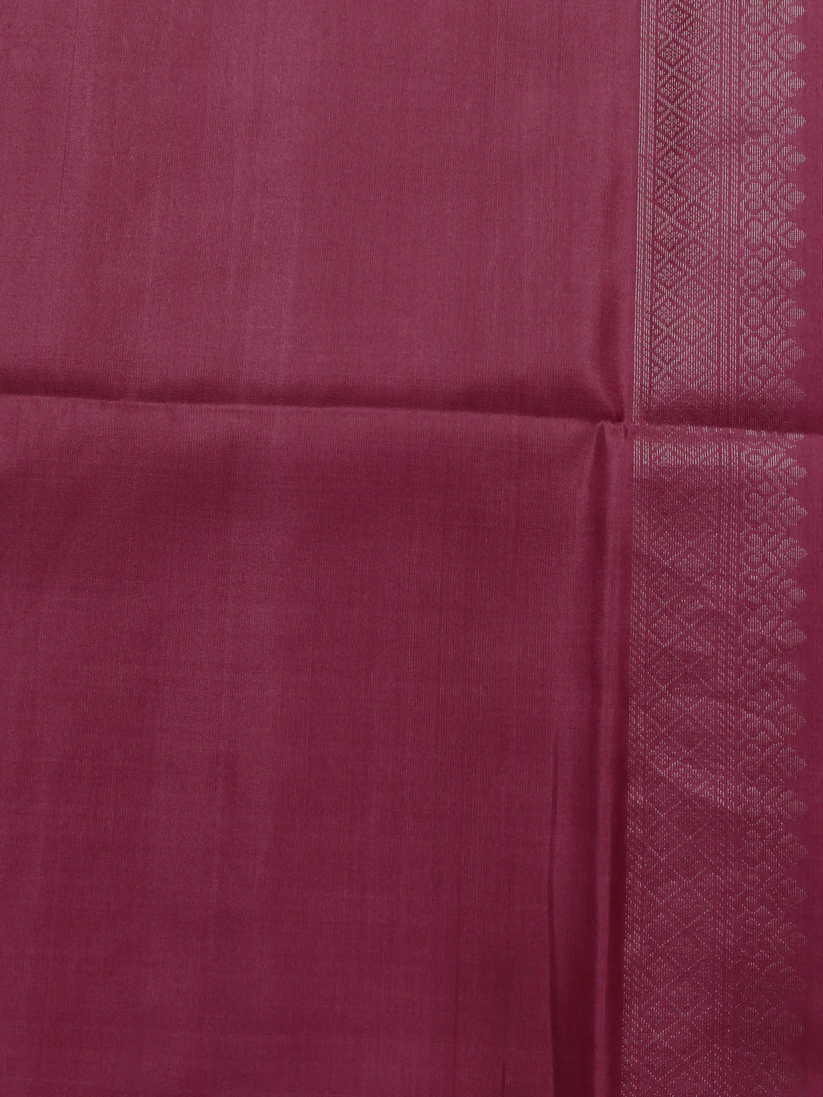 Dark Magenta Soft Silk Saree - Image 4