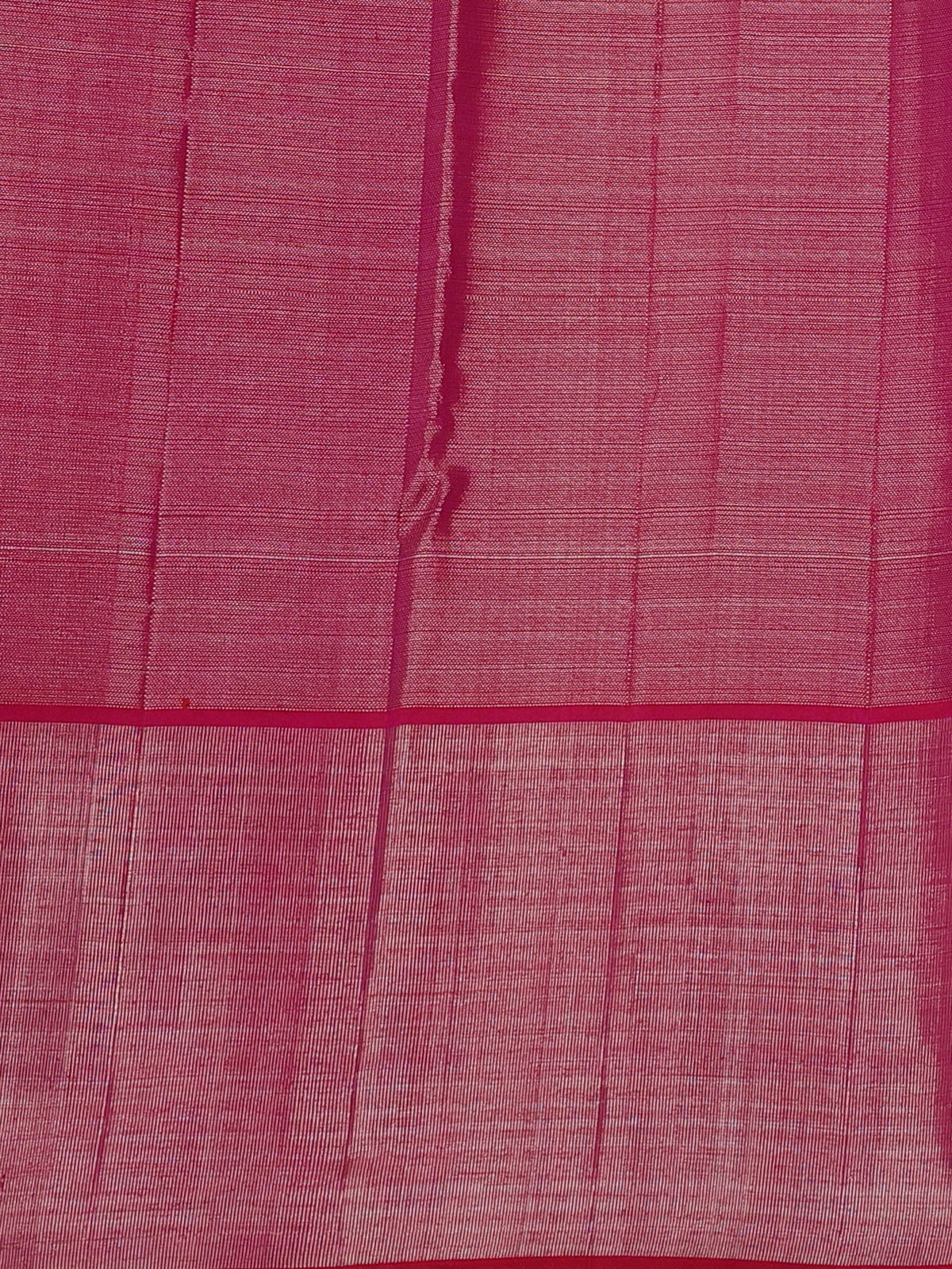 Lemon Yellow-Pink Pure Kanchipuram Silk Saree - Image 4