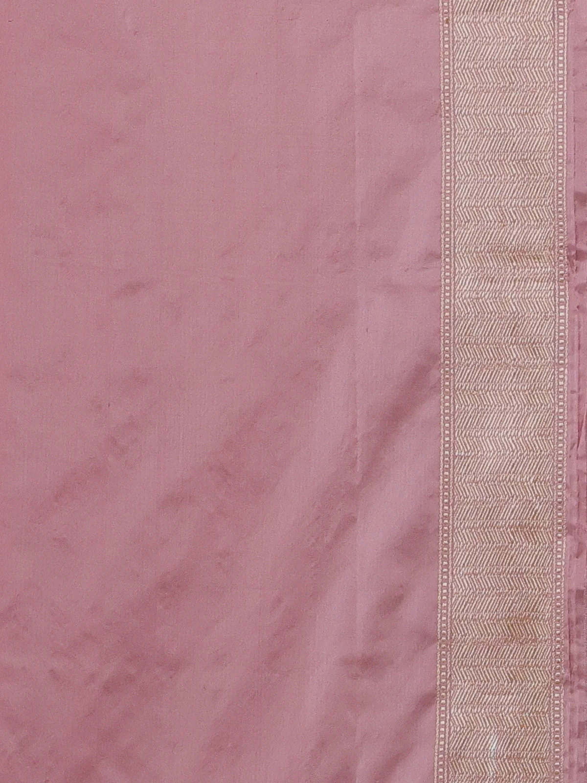 Peach Banarasi Silk Saree - Image 4
