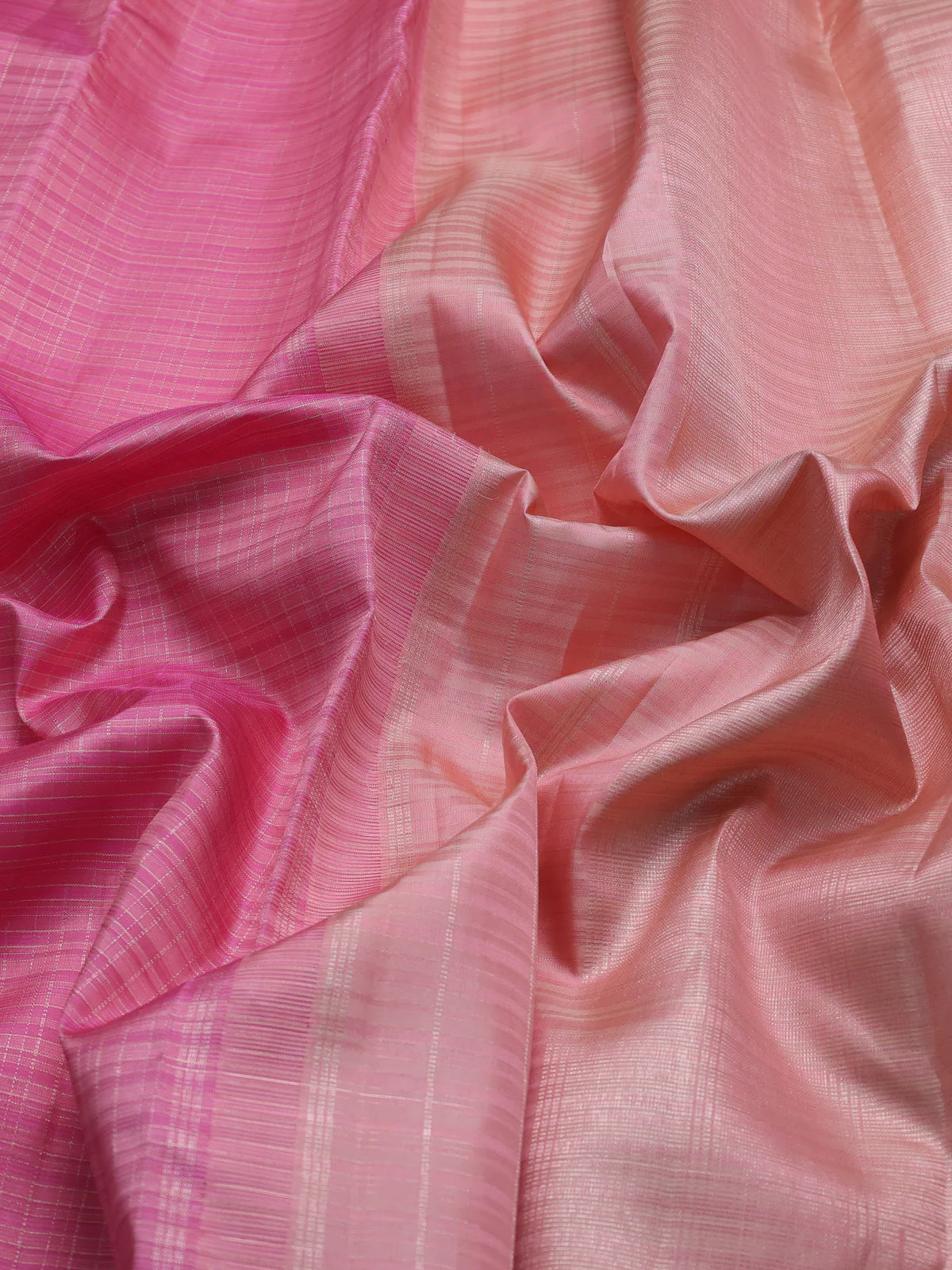 Pink-Peach Pure Kanchipuram Silk Saree - Image 3
