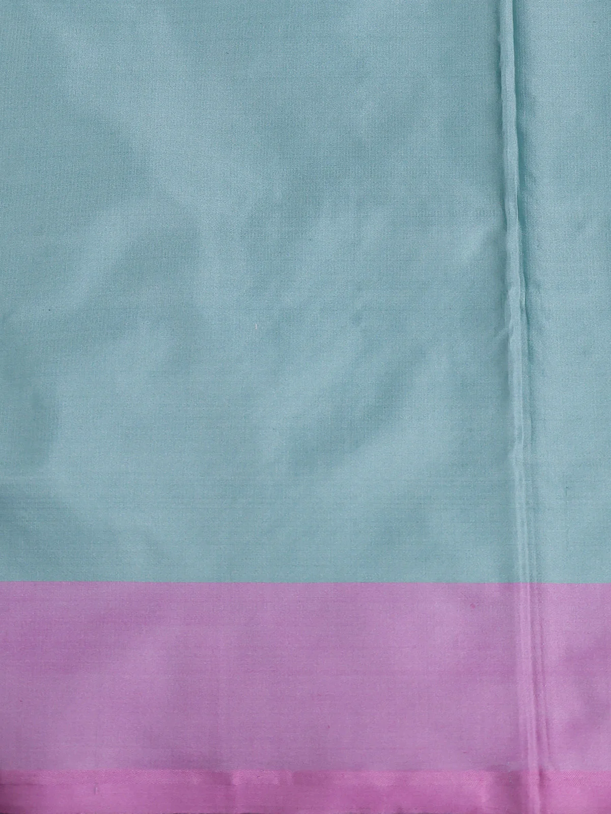 Teal Blue - Lotus Pink Banarasi Tanchoi Silk Saree - Image 4